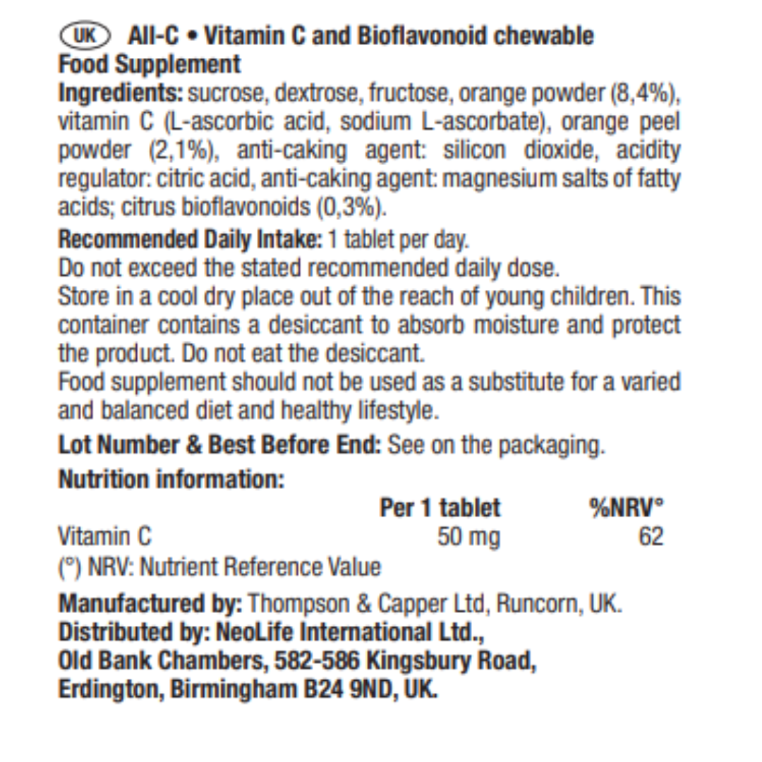 All C - Chewable Vitamin C