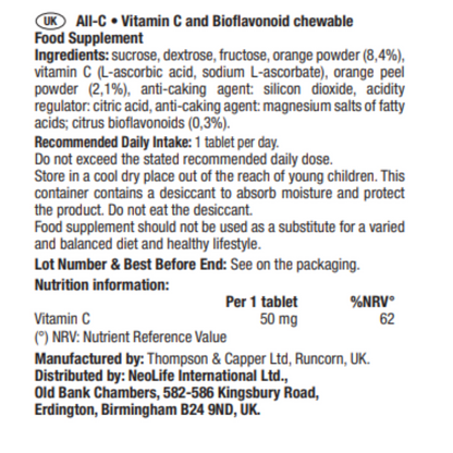 All C - Chewable Vitamin C