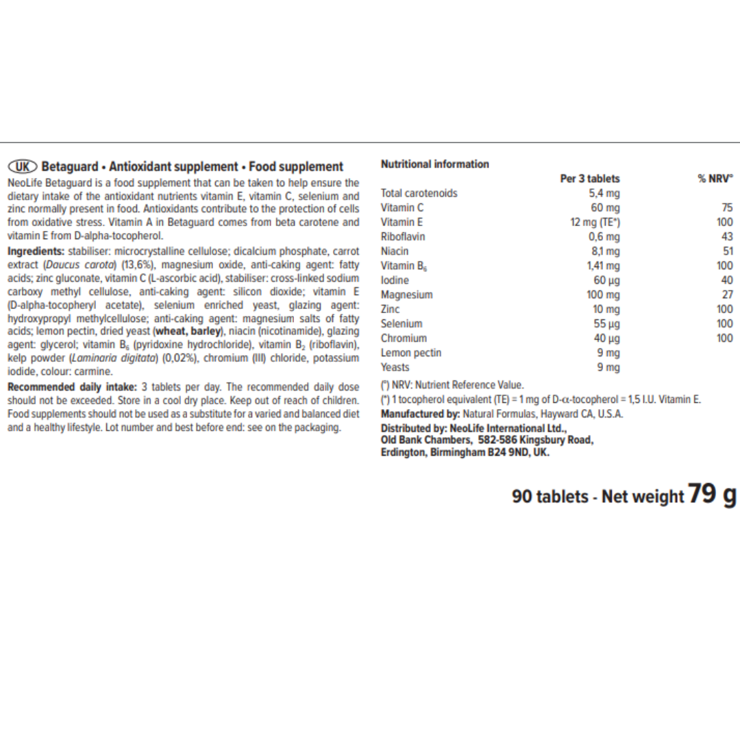 Betaguard - Beta Carotene