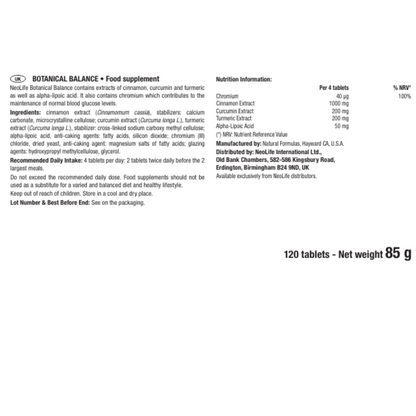 Botanical Balance Food Supplement